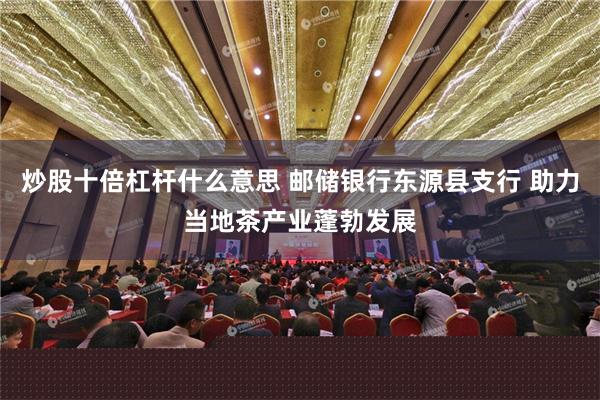 炒股十倍杠杆什么意思 邮储银行东源县支行 助力当地茶产业蓬勃发展