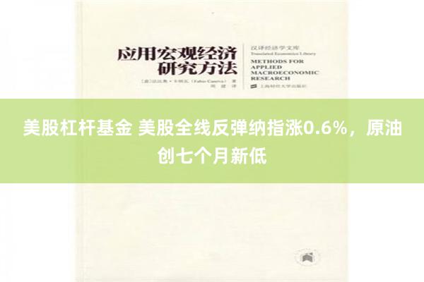 美股杠杆基金 美股全线反弹纳指涨0.6%，原油创七个月新低