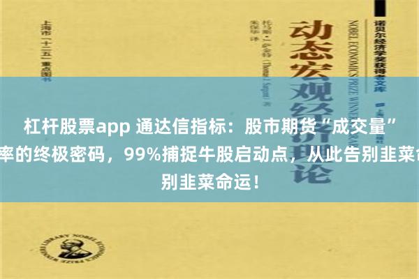 杠杆股票app 通达信指标：股市期货“成交量”换手率的终极密码，99%捕捉牛股启动点，从此告别韭菜命运！