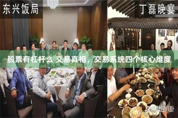 股票有杠杆么 交易真相，交易系统四个核心维度