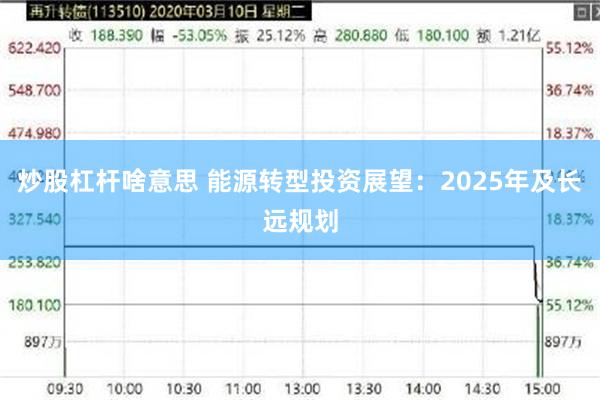 炒股杠杆啥意思 能源转型投资展望：2025年及长远规划