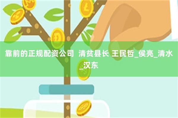 靠前的正规配资公司  清贫县长 王民哲_侯亮_清水_汉东