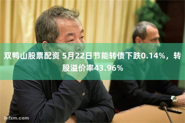 双鸭山股票配资 5月22日节能转债下跌0.14%，转股溢价率43.96%