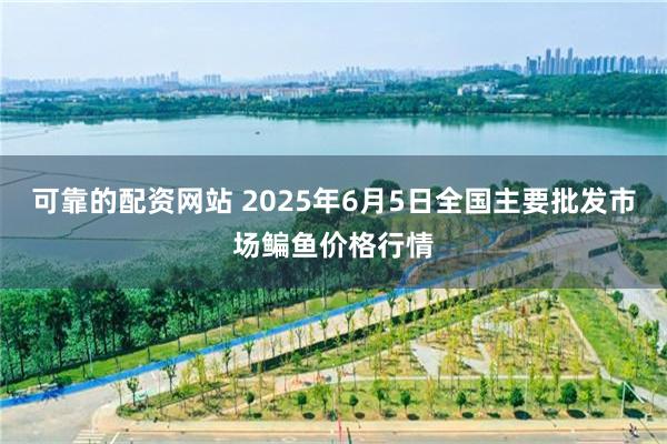 可靠的配资网站 2025年6月5日全国主要批发市场鳊鱼价格行情