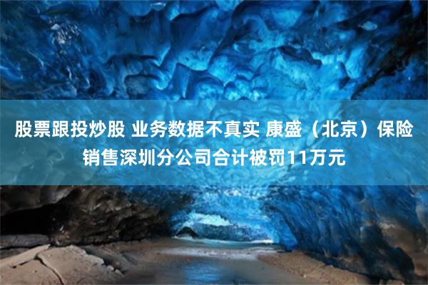 股票跟投炒股 业务数据不真实 康盛（北京）保险销售深圳分公司合计被罚11万元