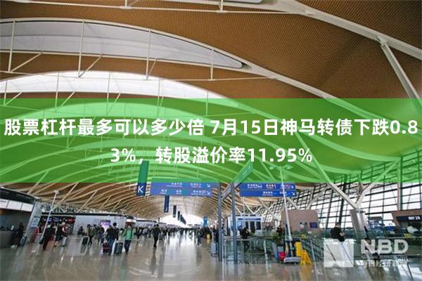 股票杠杆最多可以多少倍 7月15日神马转债下跌0.83%，转股溢价率11.95%