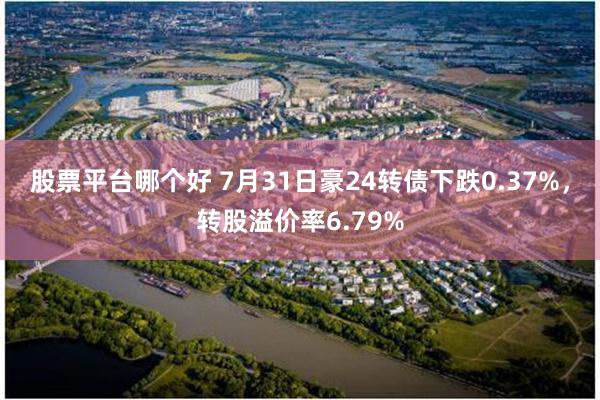 股票平台哪个好 7月31日豪24转债下跌0.37%，转股溢价率6.79%